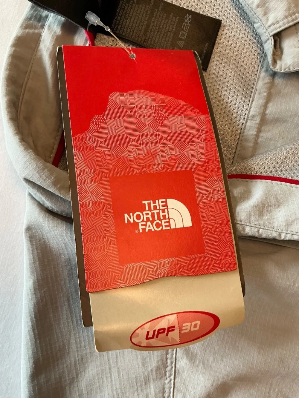 The North Face Men's Long-Sleeve Outdoor Hiking Shirt Light Gray Size XXL NWT